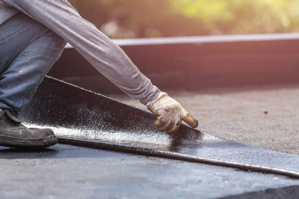 Professional Vapor Barrier Installation technician working in East Northport, NY